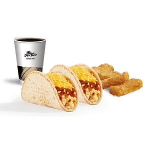 Bacon, Egg & Cheese Big Fat Taco Meal