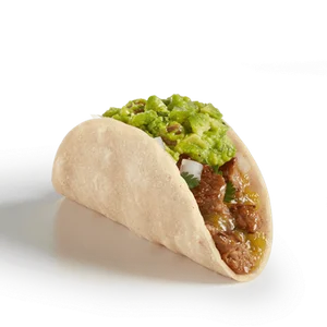 Carne Asada Steak Street Guac'd Up Taco